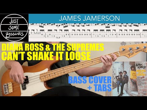 James Jamerson // Diana Ross & The Supremes - Can't Shake It Loose // BASS COVER + TABS