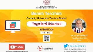 Benim Tercihim Programı Yozgat Bozok Üniversitesi 6Temmuz 2020