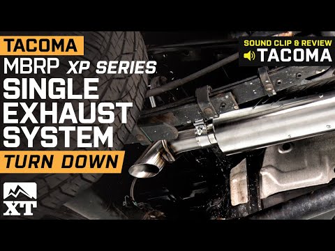 Tacoma MBRP XP Series Single Exhaust System - Turn Down (2016-2019 3.5L) Sound Clip & Review