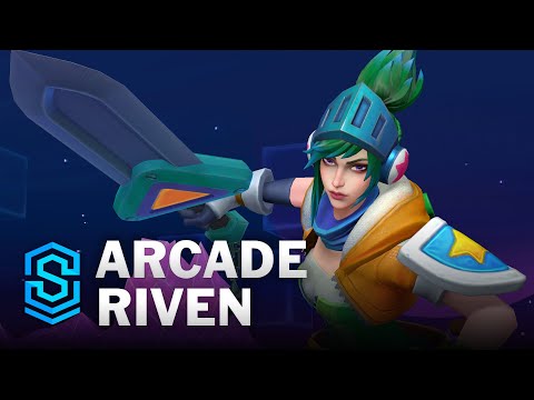 Arcade Riven Wild Rift Skin Spotlight