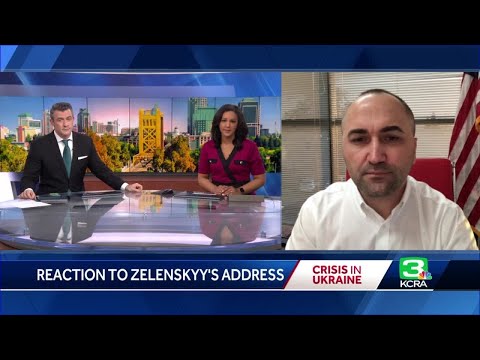 Rancho Cordova's Ukrainian American House CEO reacts to President Zelenskyy's speech for American...