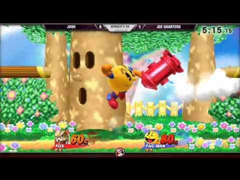 VS Weekly 3/24/16 - Winners R4 - Josh (Fox) vs. Joe Quarters (PacMan) - Smash 4