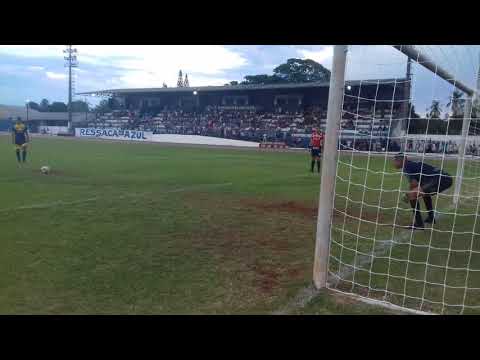 Nacional AC campeão Taça FPF - Pênaltis - Goleiro Thiago.