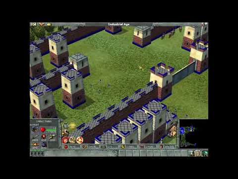 Empire Earth Clip: Building Defenses