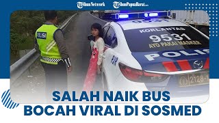 Viral di Sosmed Bocah Perempuan Diturunkan di Pinggir Tol karena Salah Naik Bus, Ini Kronologinya