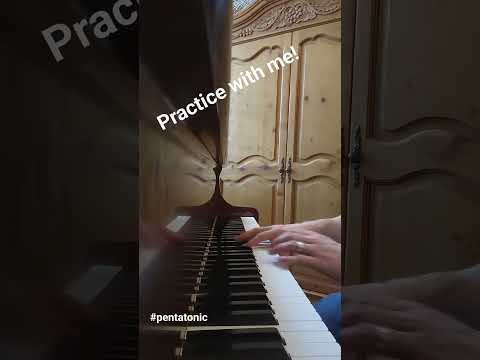 Practice with me! #2 #pentatonic #jazz #251 #piano #practice