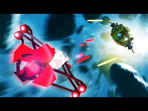 CREATORS VS DEVS: Space Combat in the ASTEROID CLUSTER!