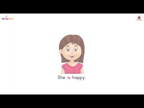 ‘is’ / ‘am’ | Springboard SR KG Words & Sentences Part - 1 | Periwinkle