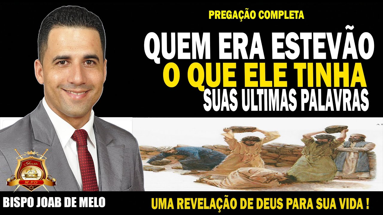 Pregação Forte Completa 🔥 - Quem Era Estevão o Que Ele Tinha e Suas Ultimas Palavras 😭