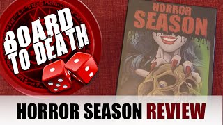Horror Season Halloween Scary Party Board Game Review by Board to Death TV