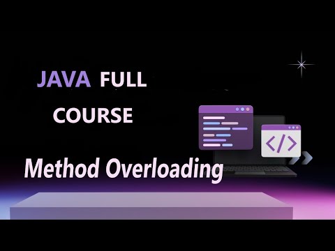 Method Overloading In Java Java Full Course 2025