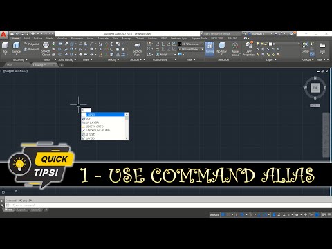 Better Use Command Alias | Beginner Tips 1| AutoCAD