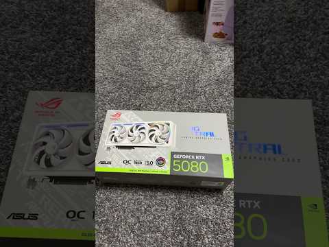Rtx 5080 Asus Rog Astral white OC edition#asusrog#rtx5080#asus #buildpc#white #gpu #gaming #gamingpc