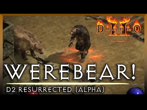 Werebear Graphics in Diablo 2 Resurrected! | D2R