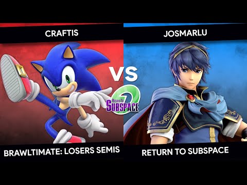RTSSO - Craftis (Sonic) Vs.  Josmarlu (Marth) - Brawl Bracket Losers Semis