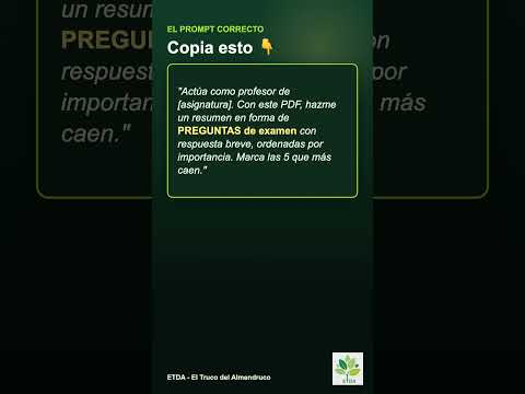 ⚡ El truco de ChatGPT que te ahorra 1 hora de apuntes #shorts