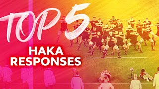 HAKA REACTIONS 😲 Top Five Responses to the Haka in Rugby