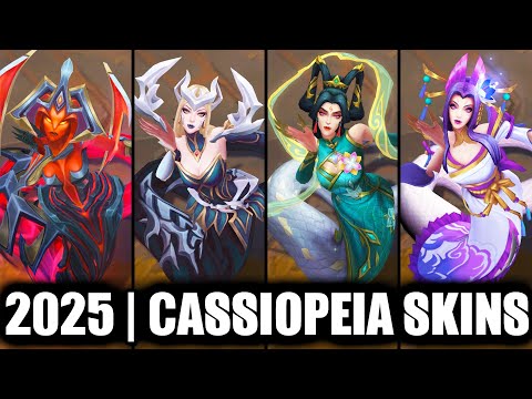 ALL CASSIOPEIA SKINS SPOTLIGHT 2025 | League of Legends