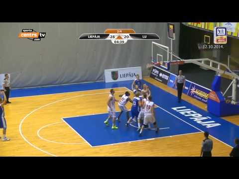 Liepāja Triobet - LU (86:56) spēles momenti (12.10.2014.)