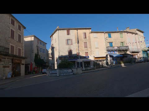 601 - Sault - Monieux à vélo sur la D1