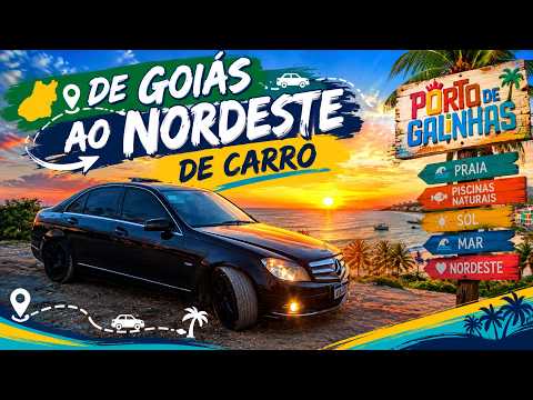 CALDAS NOVAS GOIAS A PORTO DE GALINHAS PE DE CARRO (PARTE 1)