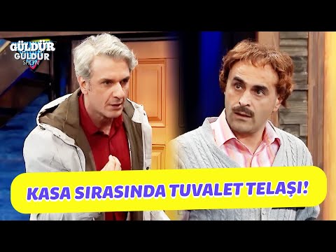 Kasa Sırasında Tuvalet Telaşı! - Güldür Güldür Show