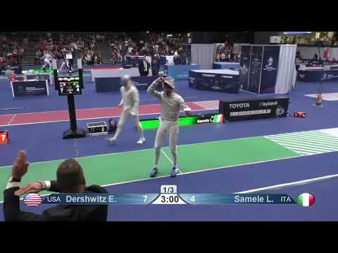 World Championships 2023 SMS - L16 - Eli Dershwitz USA v Luigi Samele ITA