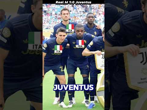 Real Madrid Vs Juventus 1:0 FIFA Club World Cup 2025 #juventus #seriea #ucl