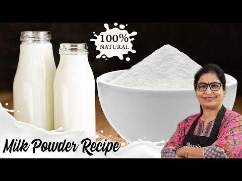 दूध से मिल्क पाउडर बनाने का नया व आसान तरीका | Home Made Milk Powder Recipe Video