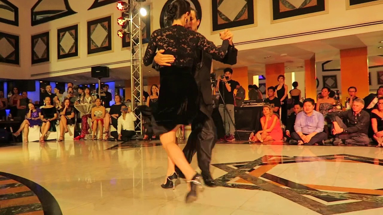 Diego Amorin y Cecilia Capello  - 2/2 , Bangkok tango festival 2017