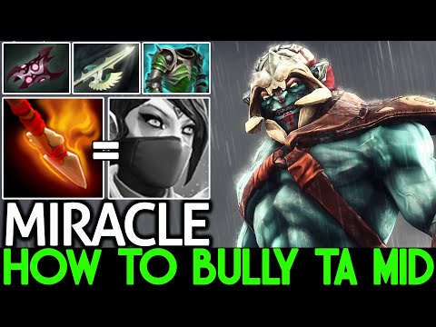 MIRACLE [Huskar] Bully TA Mid with Forgotten Hero Dota 2