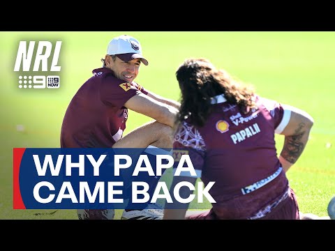 How Billy Slater convinced Josh Papali'i to end his Origin retirement | NRL on Nine