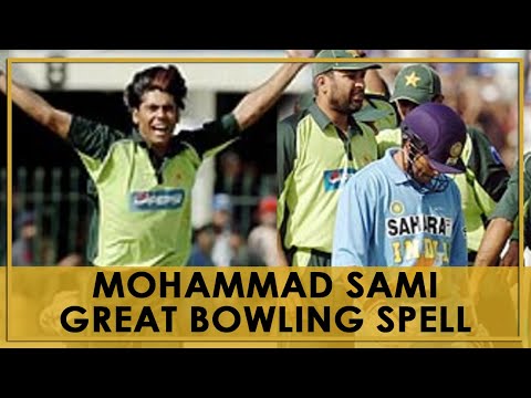 , title : 'MOHAMMAD SAMI GREAT BOWLING SPELL | Pakistan vs India | PCB | MA2E'