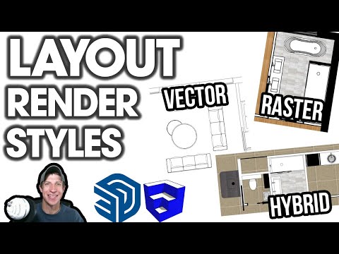 How to Use VECTOR, RASTER, and HYBRID Rendering in Layout!