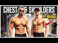 Chest & Shoulders Workout With My Brother
