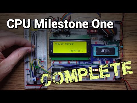 LCD Character Display: Milestone 1 Complete!