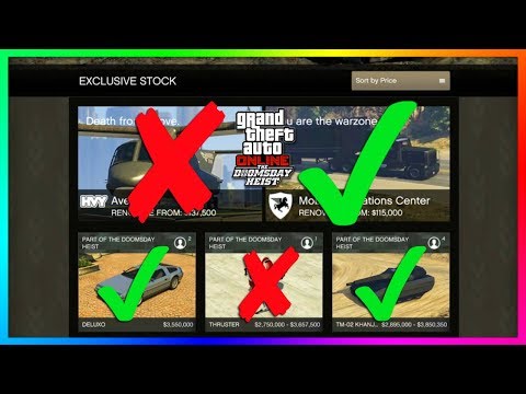 GTA Online The Doomsday Heist DLC BUYER BEWARE - Vehicles, NEW Cars & Items You Should NOT Buy!