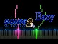 Sonic the Hedgehog 2 (2022) Emerald Hill Zone - (Easy Piano Tutorial