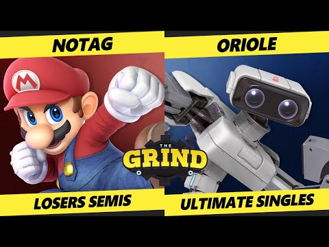 The Grind 243 Losers Semis - NoTag (Mario) Vs. oriole (ROB) Smash Ultimate - SSBU