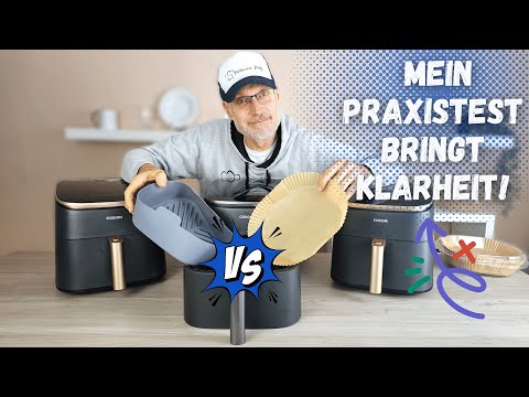 Silikon, Backpapier oder Ohne✅ | Der große Heißluftfritteusen Praxistest: Was wirklich funktioniert!