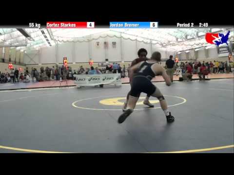 Cortez Starkes vs. Jordan Bremer at 2013 ASICS University Nationals - FS
