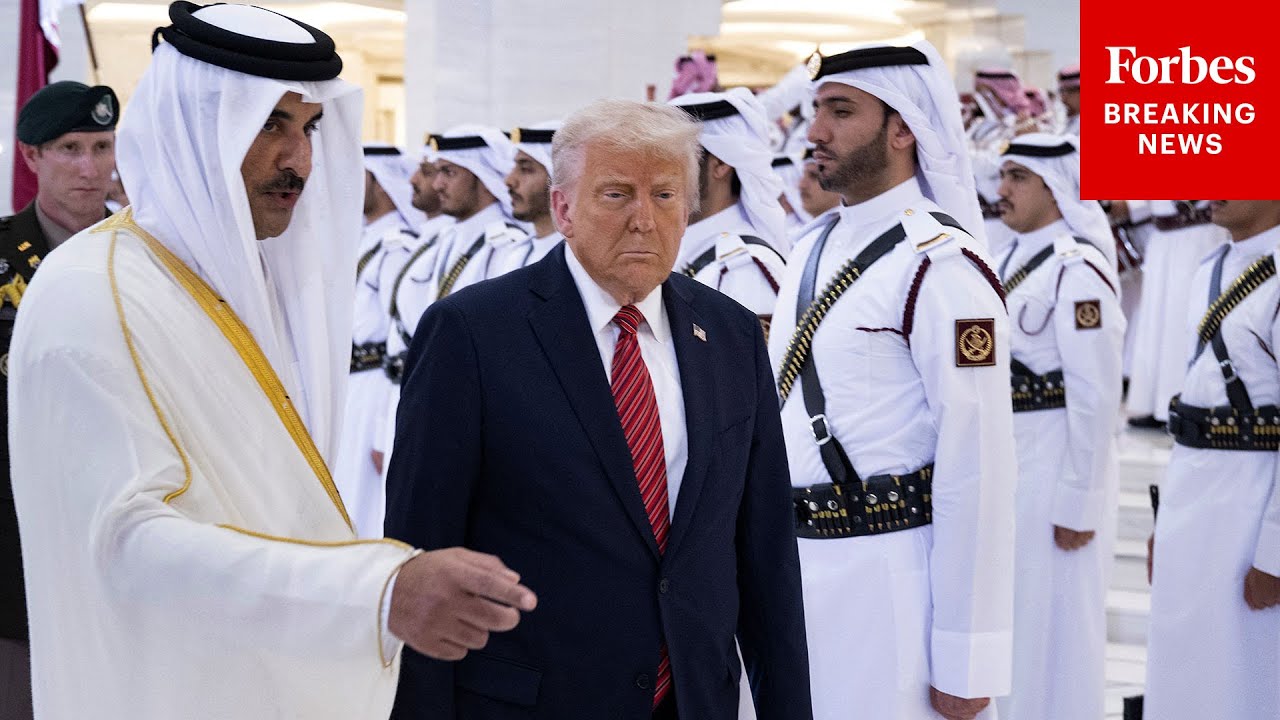 WATCH: Arrival Ceremony Held For Trump By Qatari Emir Sheikh Tamim bin Hamad Al Thani