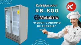 Video de Refrigerador 2 puertas 1197 litros RB800 Metalfro