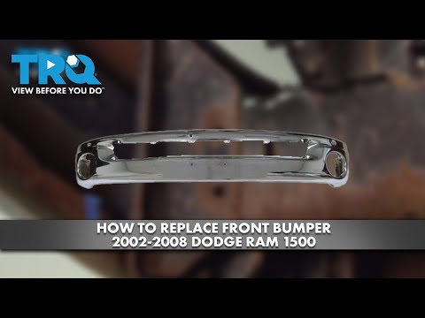 How to Replace Front Bumper 2002-2008 Dodge Ram 1500