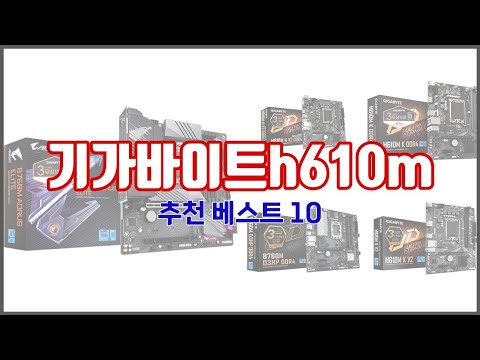 기가바이트h610m 추천 구매자들이 선택한 품질 좋은 상품 10가지