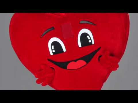 Herz Kostüm 222h Maskottchen Produktion Herstellung Walking Act Lauffiguren Hochwertig