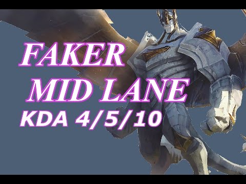 SKT T1 Faker - Galio vs Jayce - KR LOL Solo Rank