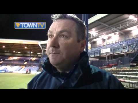 Micky Mellon post Luton Town away 14/15 - Town TV