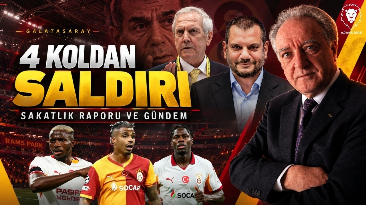 Galatasaray'a 4 KOLDAN SALDIRI! | Aziz Yıldırım, Ertuğrul Doğan | SAKATLIK RAPORU : Osimhen, Lemina