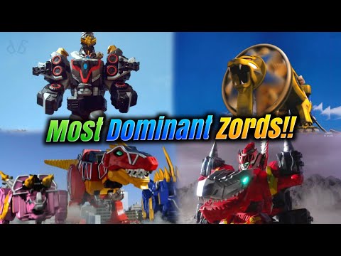 Zords That Do Most of the Work in Their Megazord Formations